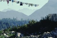 Mountains and laundry