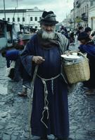 monk in marketplace