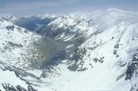 Mount Cook region from helicopter