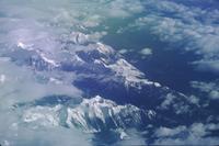 Aerial shots of rockies with polarizer