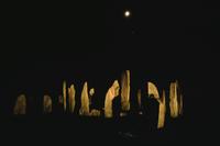 Callanish standing stones with moonlight