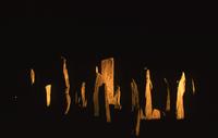Callanish standing stones at night