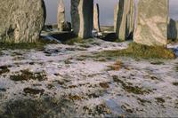 Callanish stones in snow