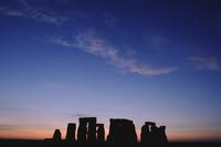 Stonehenge - sunset sky