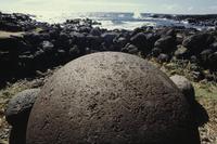 Round stone, Easter Island