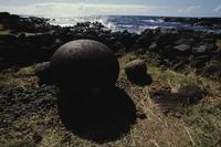 Round stone, Easter Island