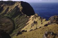 Cliffs and ocean, Easter Island
