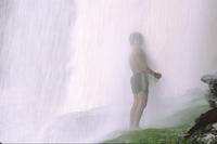 Man standing in Angel Falls