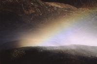 Mist rainbow at Angel Falls