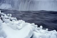 Niagara Falls in the snow