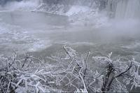 Niagara Falls in the snow
