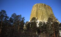 West face of Devil's Tower