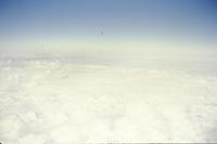 Aerials of white clouds