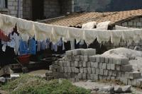 Laundry of the world (drying wool)