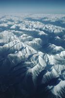 Aerial view Rocky Mountains