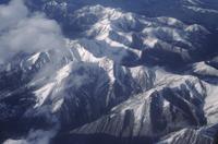 Rocky mountains - aerial view