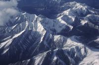 Rocky mountains - aerial view