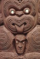 Maori carvings - close-ups