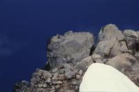 Landscapes : Chipmunk on rocks with blue sky