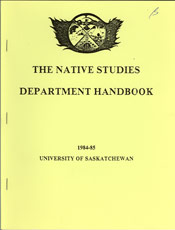Native Studies Department fonds